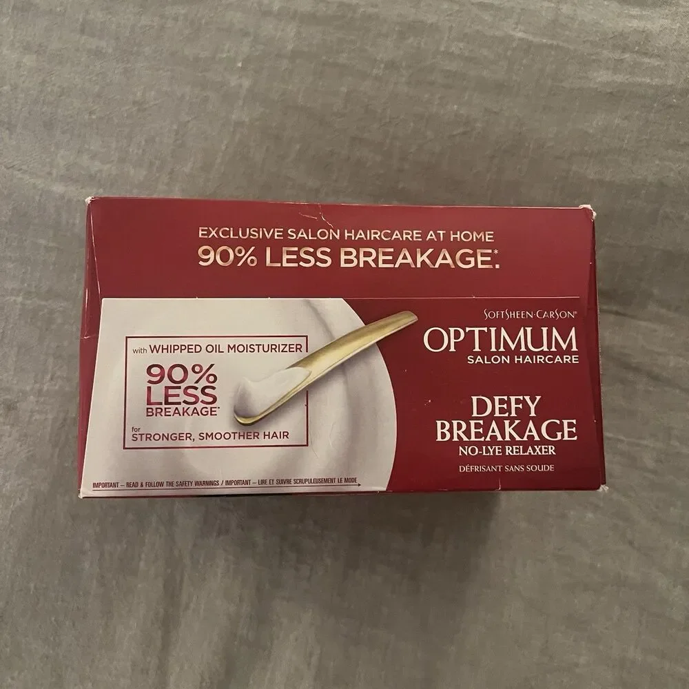 SoftSheen Carson Optimum Salon Defy Breakage No-Lye Relaxer Regular Hair Kit